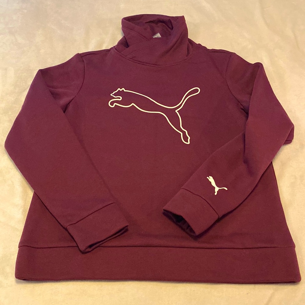 BNWT PUMA Asym Cowl Neck Sweatshirt W:L
